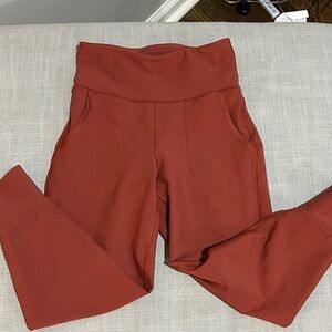 Old Navy High-Waisted Rust Leggings